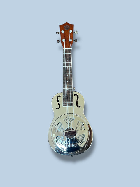 Broken concert resonator uke